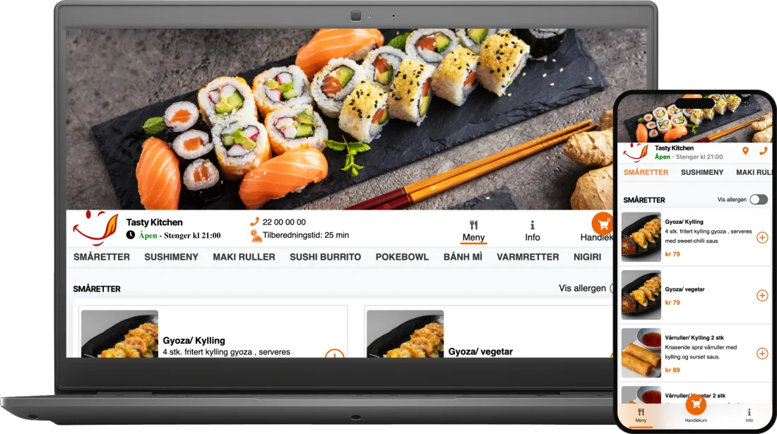 Online takeaway system
